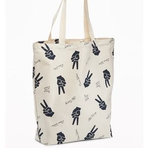 Old Navy Peace Graphic Tote